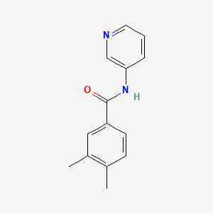 molecular formula C14H14N2O B5659851 3,4-dimethyl-N-3-pyridinylbenzamide 