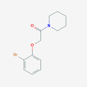 1-[(2-bromophenoxy)acetyl]piperidine