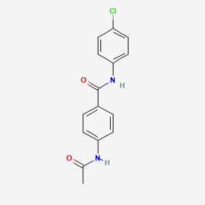 4-(acetylamino)-N-(4-chlorophenyl)benzamide