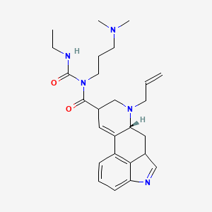 molecular formula C26H35N5O2 B566010 9,10-Didehydro Cabergoline CAS No. 1380085-95-9