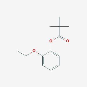molecular formula C13H18O3 B5660130 2-ethoxyphenyl pivalate 