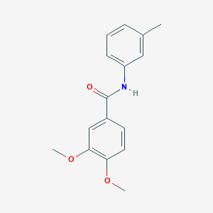 molecular formula C16H17NO3 B5660214 3,4-dimethoxy-N-(3-methylphenyl)benzamide 