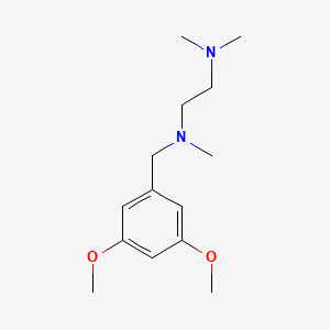 molecular formula C14H24N2O2 B5660226 (3,5-dimethoxybenzyl)[2-(dimethylamino)ethyl]methylamine 