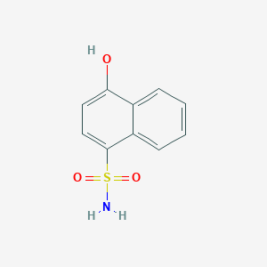 molecular formula C10H9NO3S B5660319 4-hydroxy-1-naphthalenesulfonamide 