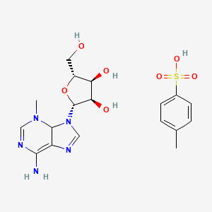 molecular formula C18H25N5O7S B566035 3-Methyl Adenosine p-Toluenesulfonate Salt CAS No. 72055-63-1