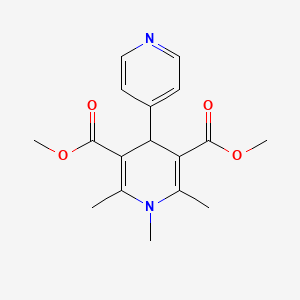 molecular formula C17H20N2O4 B5660350 dimethyl 1,2,6-trimethyl-1,4-dihydro-4,4'-bipyridine-3,5-dicarboxylate CAS No. 5971-85-7