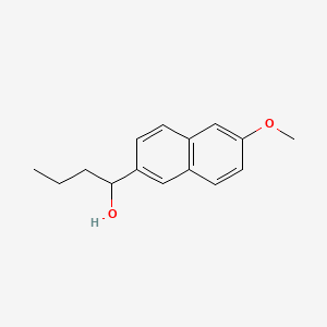 molecular formula C15H18O2 B566040 1-(6-Methoxynaphthalen-2-yl)butan-1-ol CAS No. 1283929-07-6