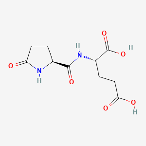molecular formula C10H14N2O6 B566043 Pyroglutamylglutamic acid CAS No. 29227-92-7