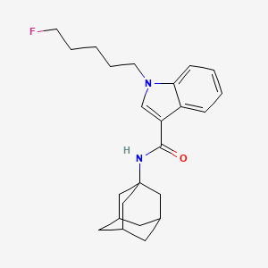 molecular formula C24H31FN2O B566045 N-(Adamantan-1-yl)-1-(5-fluoropentyl)-1H-indole-3-carboxamide CAS No. 1354631-26-7