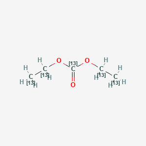 molecular formula C5H10O3 B566046 Diethyl carbonate-13C5 CAS No. 1078126-79-0