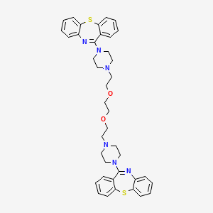 molecular formula C40H48Cl4N6O2S2 B566051 Unii-joz426ZS3C CAS No. 1371638-05-9
