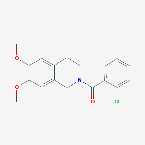 2-(2-chlorobenzoyl)-6,7-dimethoxy-1,2,3,4-tetrahydroisoquinoline