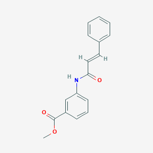 molecular formula C17H15NO3 B5660703 methyl 3-(cinnamoylamino)benzoate 