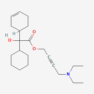 molecular formula C22H35NO3 B566079 alpha-Desphenyl-alpha-cyclohexenyl oxybutynin CAS No. 1199574-71-4