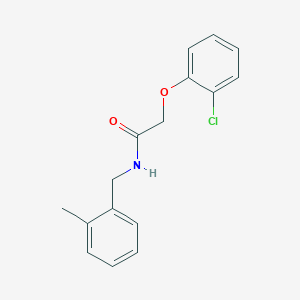 molecular formula C16H16ClNO2 B5660843 2-(2-chlorophenoxy)-N-(2-methylbenzyl)acetamide 