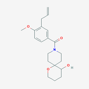 9-(3-allyl-4-methoxybenzoyl)-1-oxa-9-azaspiro[5.5]undecan-5-ol