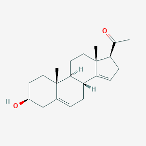 B056610 1-[(3S,8R,9S,10R,13R,17S)-3-Hydroxy-10,13-dimethyl-2,3,4,7,8,9,11,12,16,17-decahydro-1H-cyclopenta[a]phenanthren-17-yl]ethanone CAS No. 22042-13-3