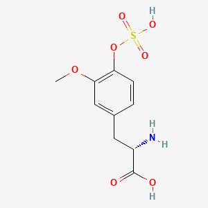 molecular formula C10H13NO7S B566105 3-O-Methyldopa-4-sulfate CAS No. 1391393-86-4