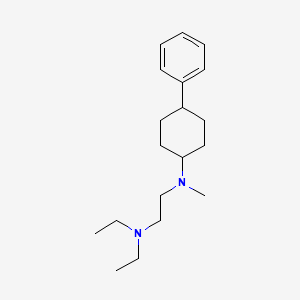 N,N-diethyl-N'-methyl-N'-(4-phenylcyclohexyl)-1,2-ethanediamine