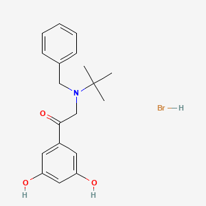 molecular formula C19H24BrNO3 B566112 Terbutaline Impurity D HBr CAS No. 94109-61-2
