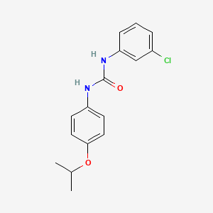 molecular formula C16H17ClN2O2 B5661173 N-(3-chlorophenyl)-N'-(4-isopropoxyphenyl)urea 
