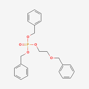 molecular formula C23H25O5P B566125 Dibenzyl (2-(benzyloxy)ethyl) phosphate CAS No. 1798042-79-1