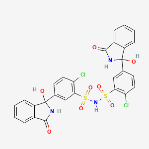 molecular formula C28H19Cl2N3O8S2 B566145 氯噻酮二聚体 CAS No. 1796929-84-4