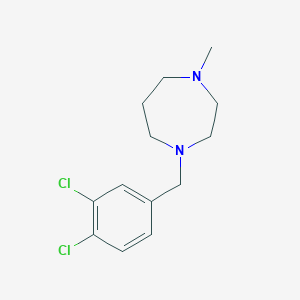 molecular formula C13H18Cl2N2 B5661521 1-(3,4-dichlorobenzyl)-4-methyl-1,4-diazepane 