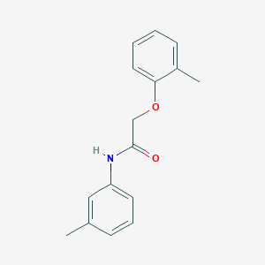 molecular formula C16H17NO2 B5661550 2-(2-methylphenoxy)-N-(3-methylphenyl)acetamide 