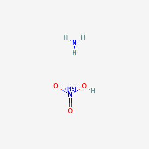 molecular formula H4N2O3 B566162 Ammonium nitrate-15N CAS No. 31432-46-9
