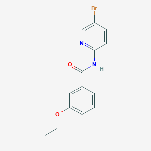 molecular formula C14H13BrN2O2 B5661672 N-(5-bromo-2-pyridinyl)-3-ethoxybenzamide 