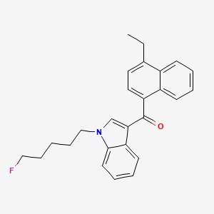 molecular formula C26H26FNO B566171 (4-乙基萘-1-基)[1-(5-氟戊基)-1H-吲哚-3-基]甲酮 CAS No. 1364933-60-7