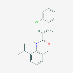 molecular formula C19H20ClNO B5661714 3-(2-chlorophenyl)-N-(2-isopropyl-6-methylphenyl)acrylamide 