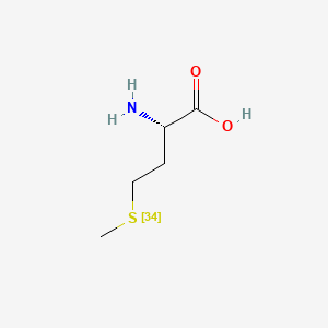molecular formula C5H11NO2S B566174 L-Methionine-34S CAS No. 1006386-95-3
