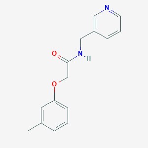 2-(3-methylphenoxy)-N-(3-pyridinylmethyl)acetamide