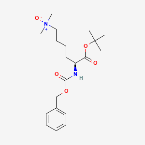 molecular formula C20H32N2O5 B566175 N6,N6-Dimethyl-N2-[(benzyloxy)carbonyl]-L-lysine tert-Butyl Ester N6-Oxide CAS No. 204074-51-1