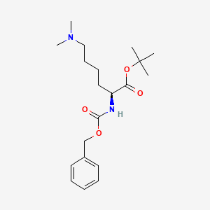 molecular formula C20H32N2O4 B566176 N6,N6-Dimethyl-N2-[(benzyloxy)carbonyl]-L-lysine tert-Butyl Ester CAS No. 204074-50-0