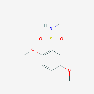 molecular formula C10H15NO4S B5661769 N-ethyl-2,5-dimethoxybenzenesulfonamide 