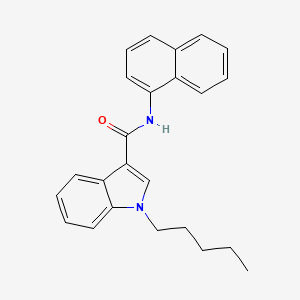 molecular formula C24H24N2O B566183 N-(萘-1-基)-1-戊基-1H-吲哚-3-甲酰胺 CAS No. 1338925-11-3