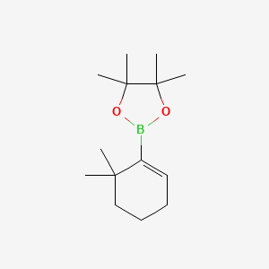 molecular formula C14H25BO2 B566184 2-(6,6-二甲基-1-环己烯-1-基)-4,4,5,5-四甲基-1,3,2-二氧杂硼烷 CAS No. 1142225-97-5