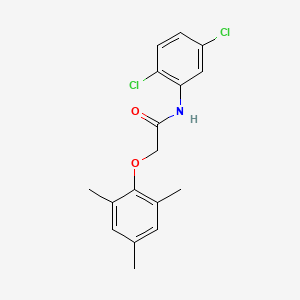 molecular formula C17H17Cl2NO2 B5661842 N-(2,5-dichlorophenyl)-2-(mesityloxy)acetamide 