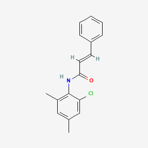 molecular formula C17H16ClNO B5661859 N-(2-chloro-4,6-dimethylphenyl)-3-phenylacrylamide 