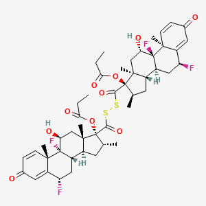 Desfluoromethyl Fluticasone Propionate Disulfide