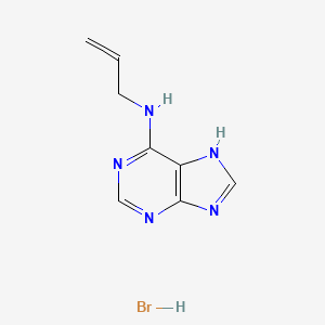 B566194 N-prop-2-enyl-7H-purin-6-amine;hydrobromide CAS No. 1797133-49-3