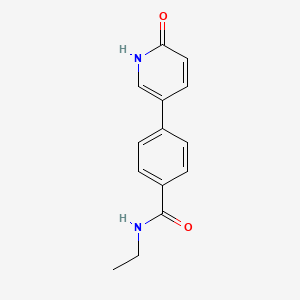 N-ethyl-4-(6-oxo-1,6-dihydropyridin-3-yl)benzamide