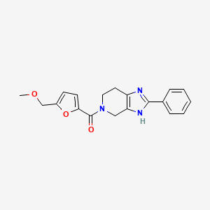 5-[5-(methoxymethyl)-2-furoyl]-2-phenyl-4,5,6,7-tetrahydro-1H-imidazo[4,5-c]pyridine