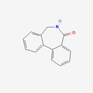 molecular formula C14H11NO B5662048 6,7-二氢-5H-二苯并[c,e]氮杂卓-5-酮 