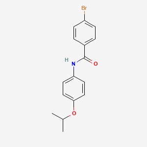 molecular formula C16H16BrNO2 B5662051 4-bromo-N-(4-isopropoxyphenyl)benzamide 