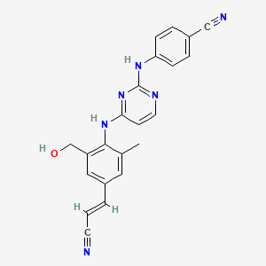 molecular formula C22H18N6O B566229 Bjd4RR2qte CAS No. 1798429-64-7