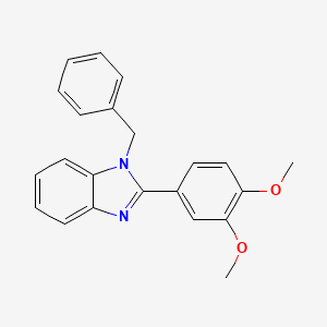 molecular formula C22H20N2O2 B5662317 1-benzyl-2-(3,4-dimethoxyphenyl)-1H-benzimidazole 
